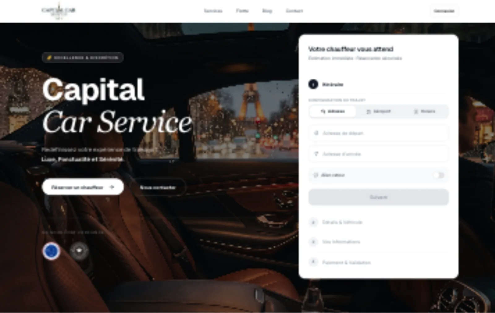 Capture de Capital Car Service